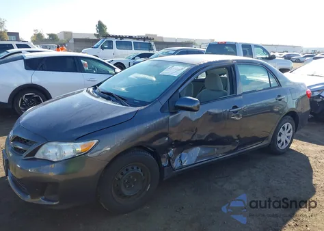 2013 Toyota Corolla L из США, поврежденный, VIN 5YFBU4EE2DP166010